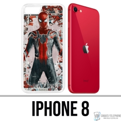 Funda para iPhone 8 - Spiderman Comics Splash