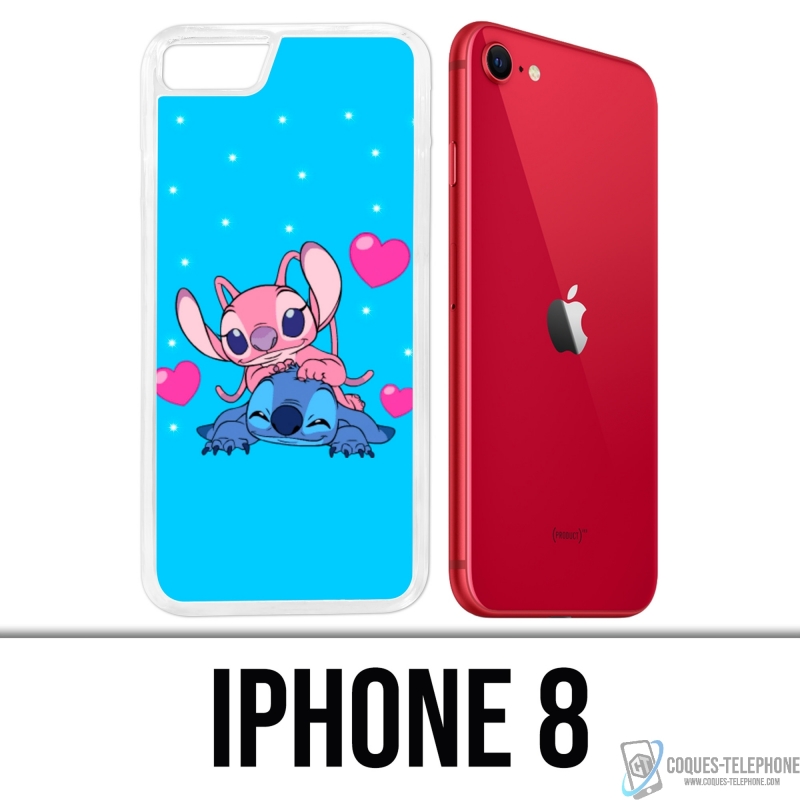 Coque iPhone 8 - Stitch Angel Love