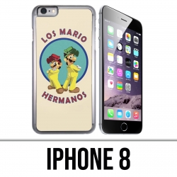Coque iPhone 8 - Los Mario Hermanos