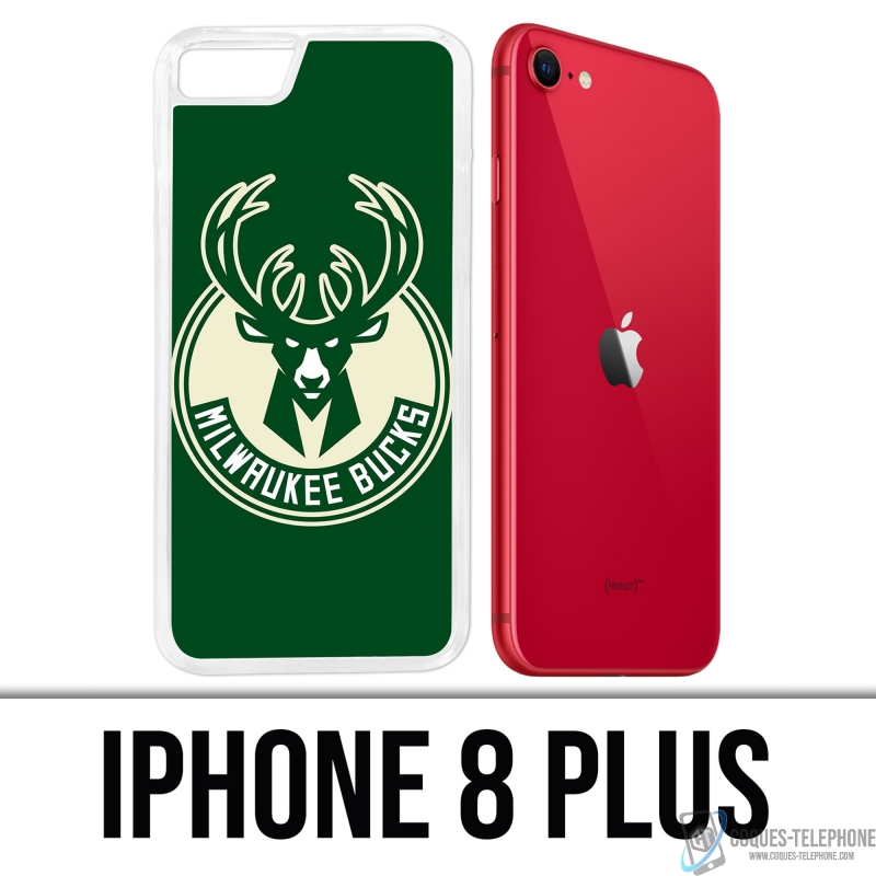Funda para iPhone 8 Plus - Milwaukee Bucks