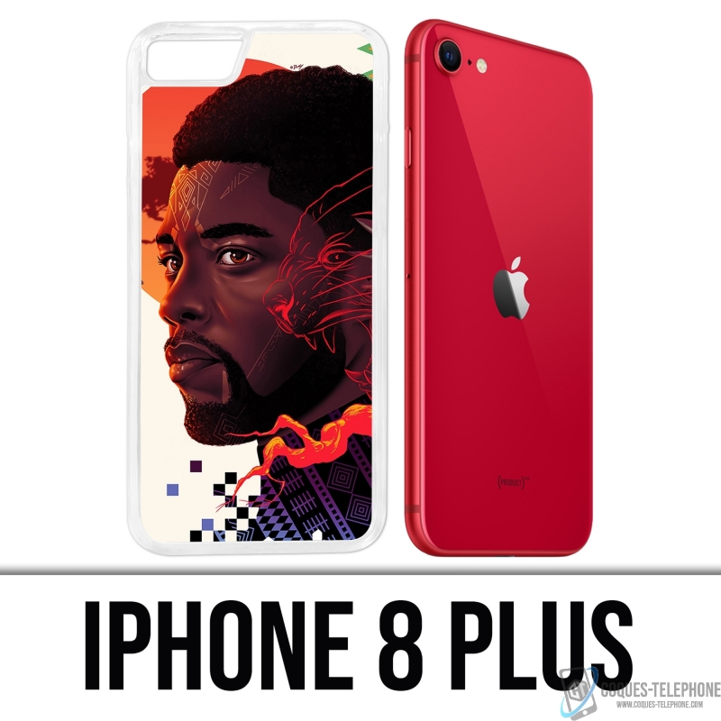 Custodia per iPhone 8 Plus - Chadwick Black Panther