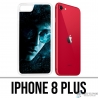 Custodia per iPhone 8 Plus - Occhiali Harry Potter