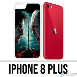 Coque iPhone 8 Plus - Harry Potter Vs Voldemort