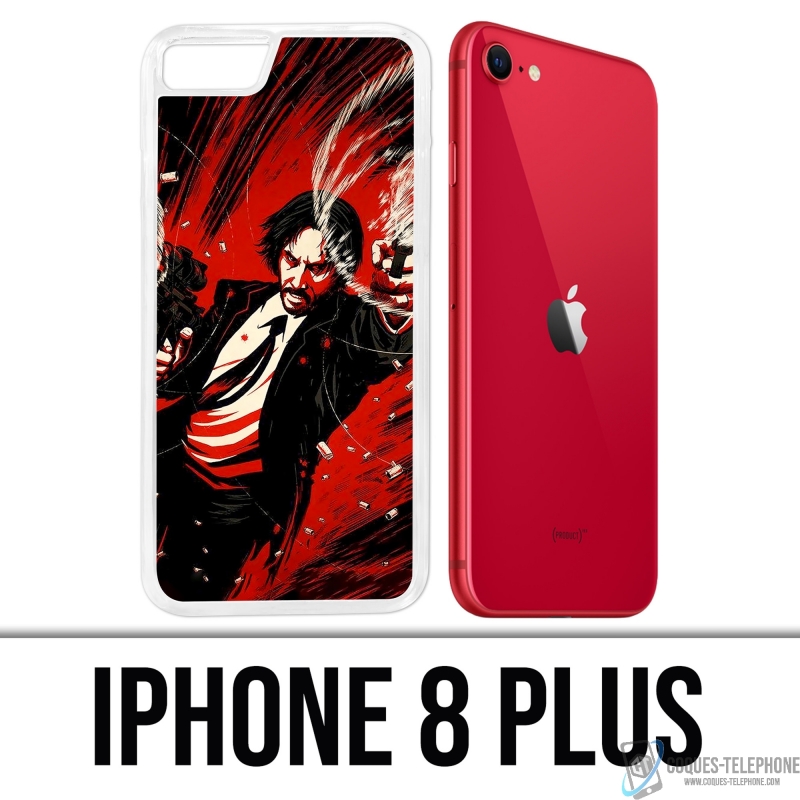Funda para iPhone 8 Plus - John Wick Comics
