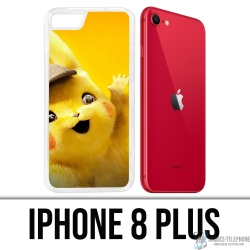 Custodia per iPhone 8 Plus - Pikachu Detective