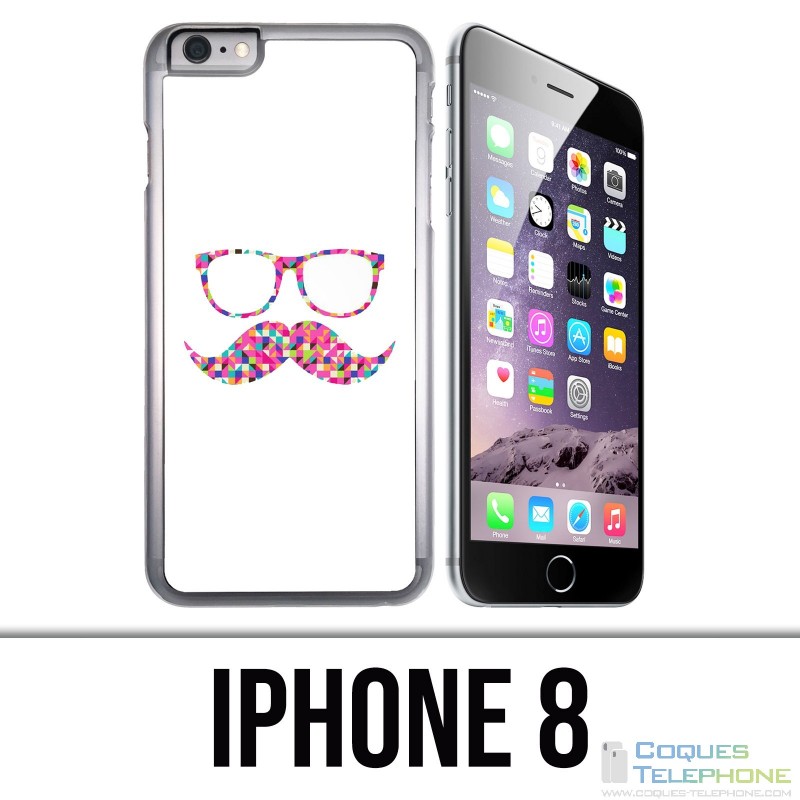 Funda iPhone 8 - Gafas bigote