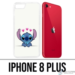 Coque iPhone 8 Plus - Stitch Amoureux