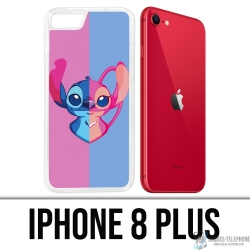 Coque iPhone 8 Plus - Stitch Angel Coeur Split
