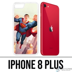 Coque iPhone 8 Plus - Superman Man Of Tomorrow