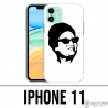 IPhone 11 Case - Oum Kalthoum Schwarz Weiß