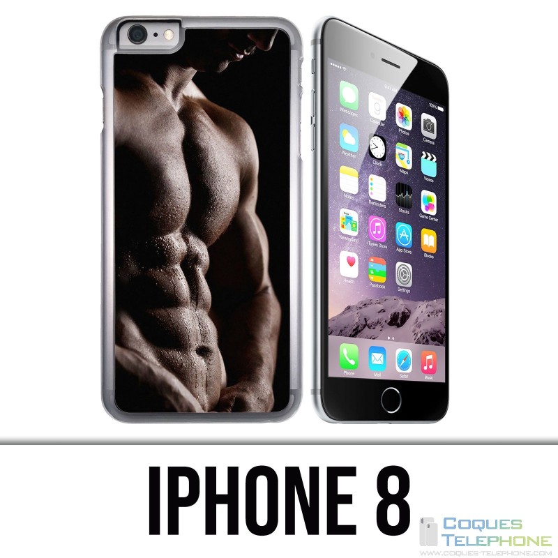 Custodia per iPhone 8 - Muscoli uomo