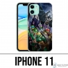 Coque iPhone 11 - Batman Vs Tortues Ninja