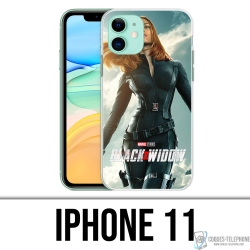 Coque iPhone 11 - Black Widow Movie