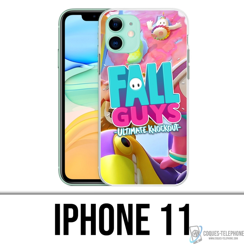 Coque iPhone 11 - Fall Guys