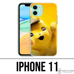 Coque iPhone 11 - Pikachu Detective
