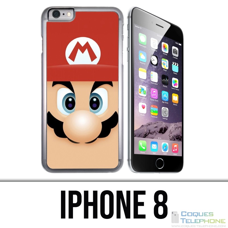 IPhone 8 case - Mario Face