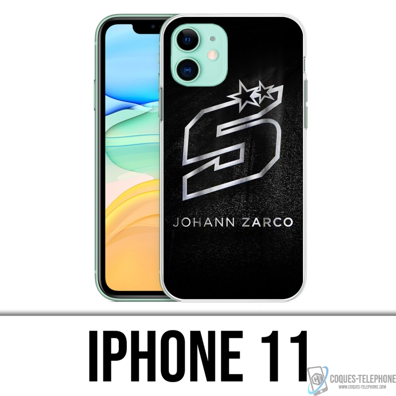 Coque iPhone 11 - Zarco Motogp Grunge