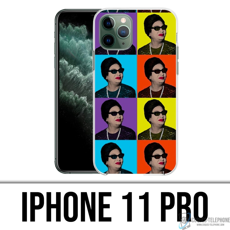 Coque iPhone 11 Pro - Oum Kalthoum Colors
