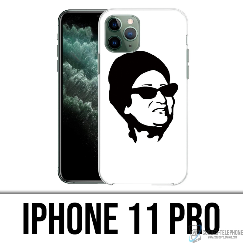 Coque iPhone 11 Pro - Oum Kalthoum Noir Blanc