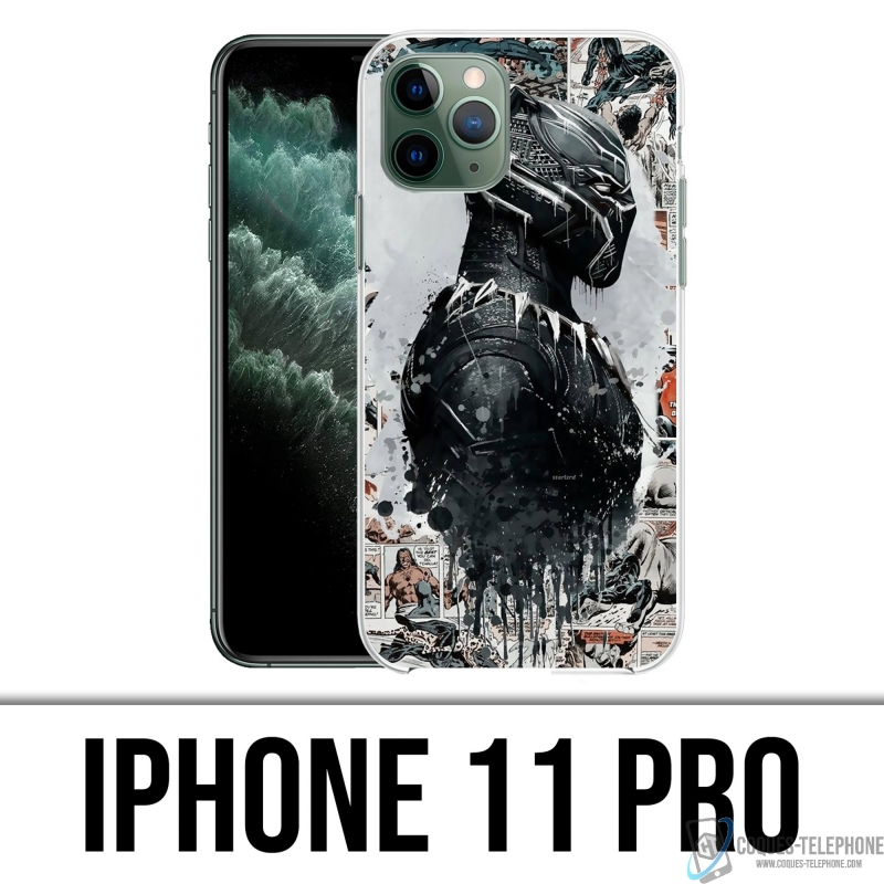IPhone 11 Pro Case - Black Panther Comics Splash