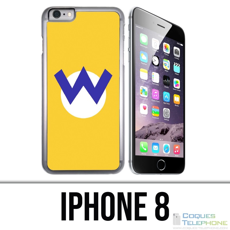 Coque iPhone 8 - Mario Wario Logo