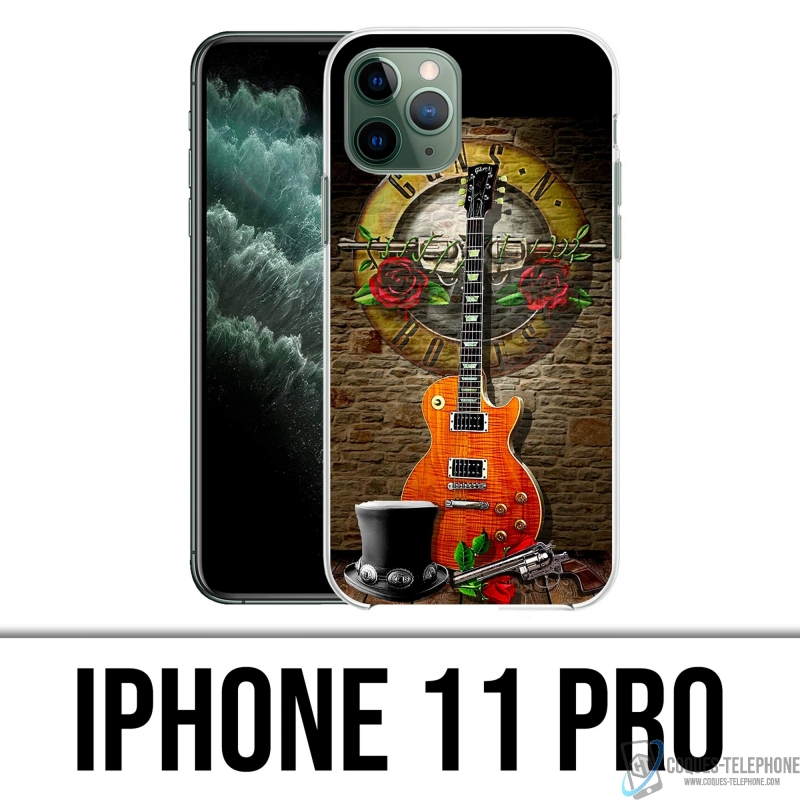 Coque iPhone 11 Pro - Guns N Roses Guitare