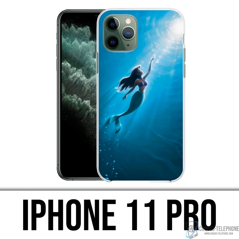 Coque iPhone 11 Pro - La Petite Sirène Océan