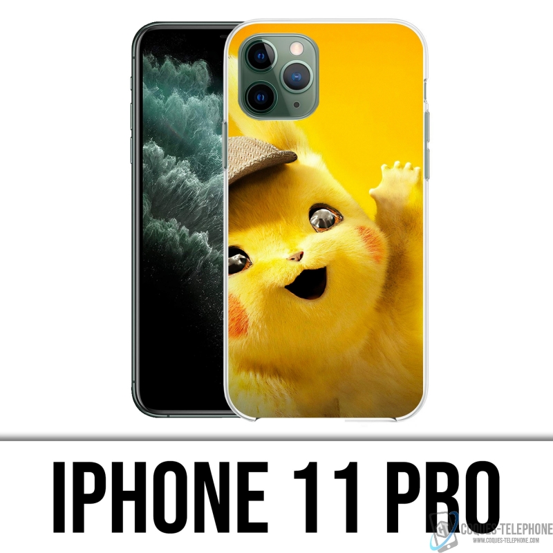 Coque iPhone 11 Pro - Pikachu Detective