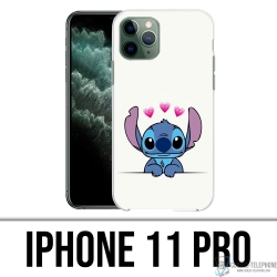 Coque iPhone 11 Pro - Stitch Amoureux