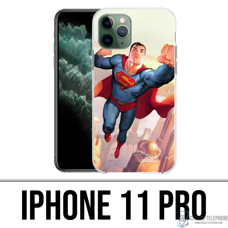 Coque iPhone 11 Pro - Superman Man Of Tomorrow