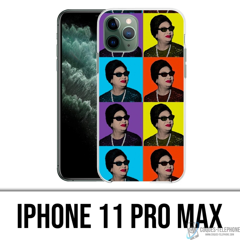 Coque iPhone 11 Pro Max - Oum Kalthoum Colors