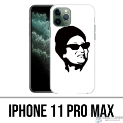 Custodia per iPhone 11 Pro Max - Oum Kalthoum nero bianco