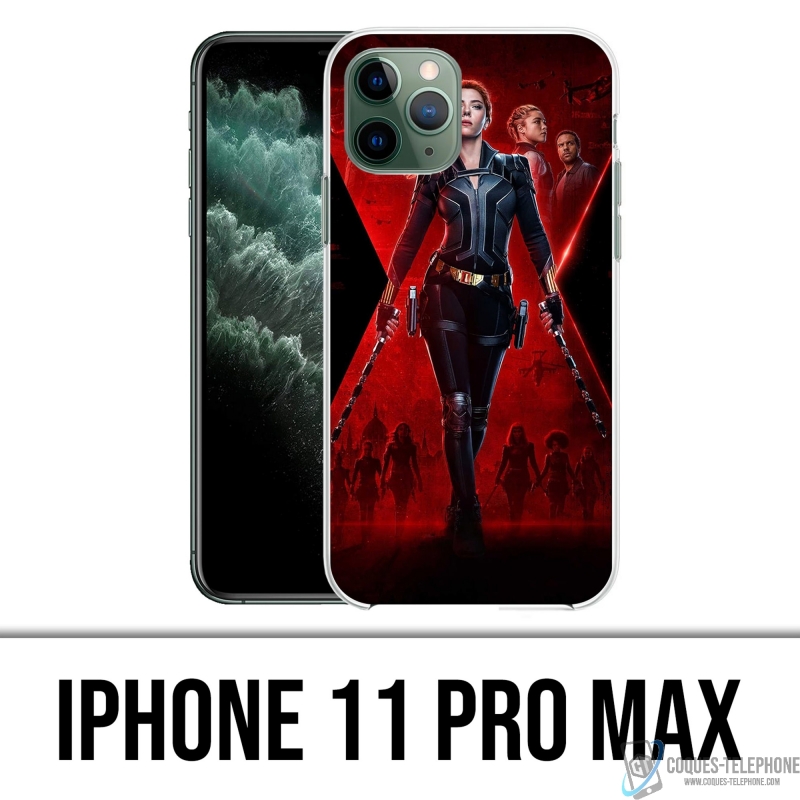 Coque iPhone 11 Pro Max - Black Widow Poster