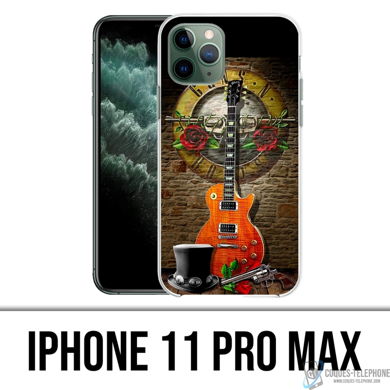 Coque iPhone 11 Pro Max - Guns N Roses Guitare