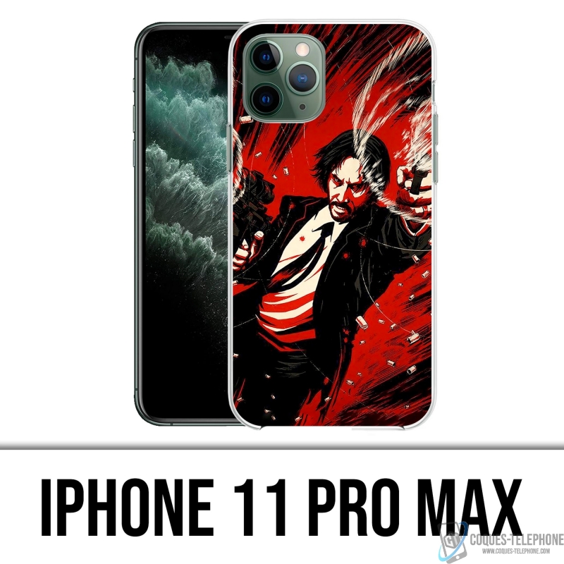 Funda para iPhone 11 Pro Max - John Wick Comics