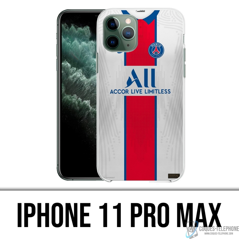 Coque iPhone 11 Pro Max - Maillot PSG 2021