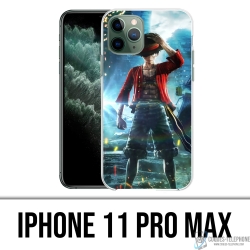 Custodia IPhone 11 Pro Max - One Piece Rufy Jump Force