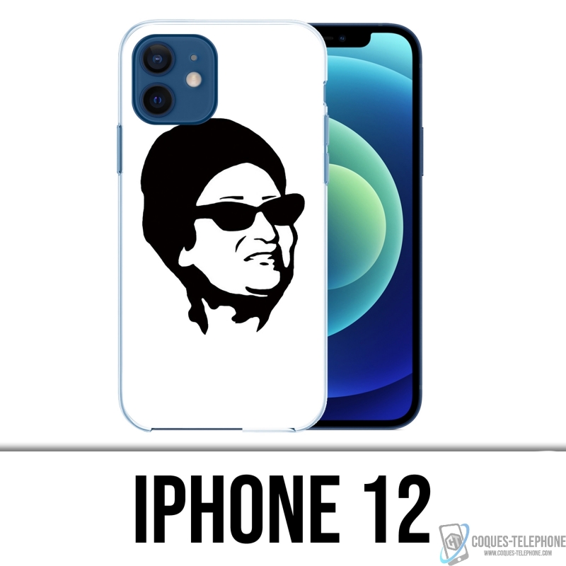 IPhone 12 Case - Oum Kalthoum Black White