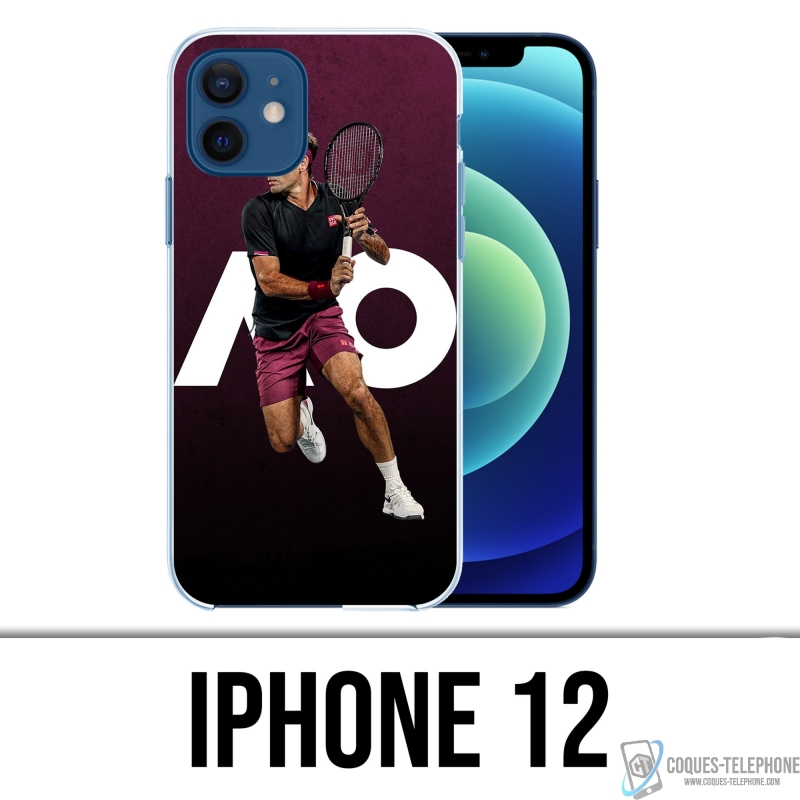 Coque iPhone 12 - Roger Federer