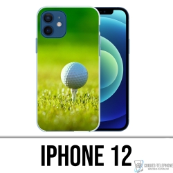 Coque iPhone 12 - Balle Golf