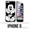 IPhone 8 Fall - Mickey Schwarzweiss