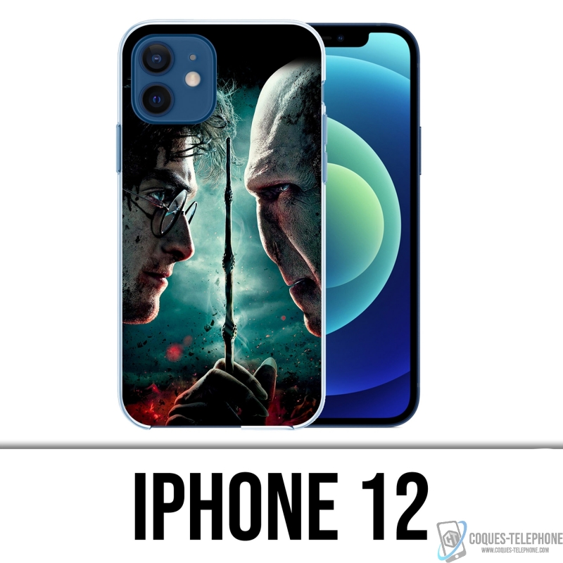 Coque iPhone 12 - Harry Potter Vs Voldemort