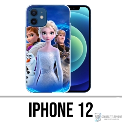 Coque iPhone 12 - La Reine Des Neiges 2 Personnages