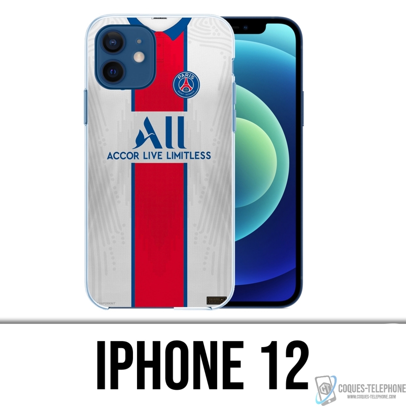 Custodia per iPhone 12 - maglia PSG 2021