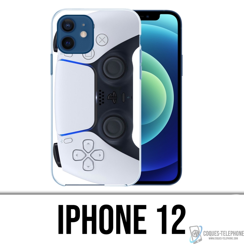 Coque iPhone 12 - Manette PS5