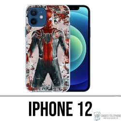 Coque iPhone 12 - Spiderman Comics Splash