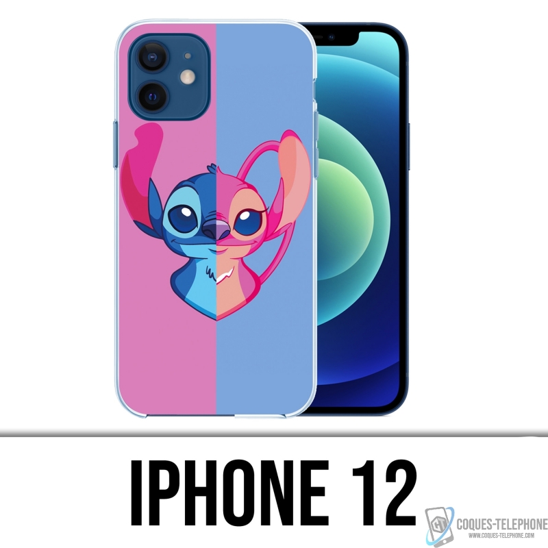 Custodia per iPhone 12 - Stitch Angel Heart Split