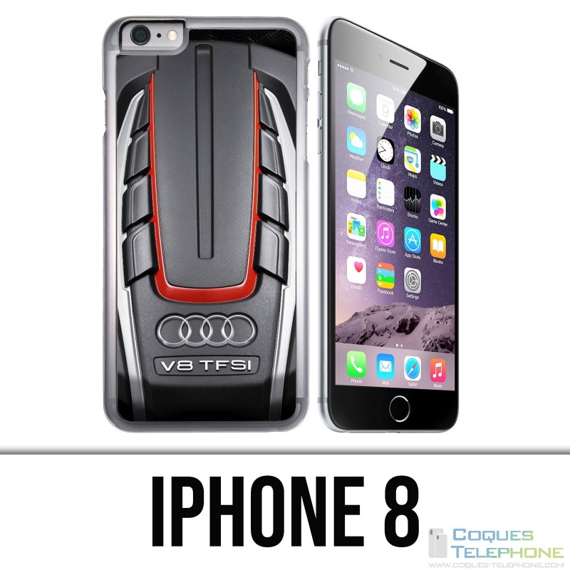 IPhone 8 case - Audi V8 engine