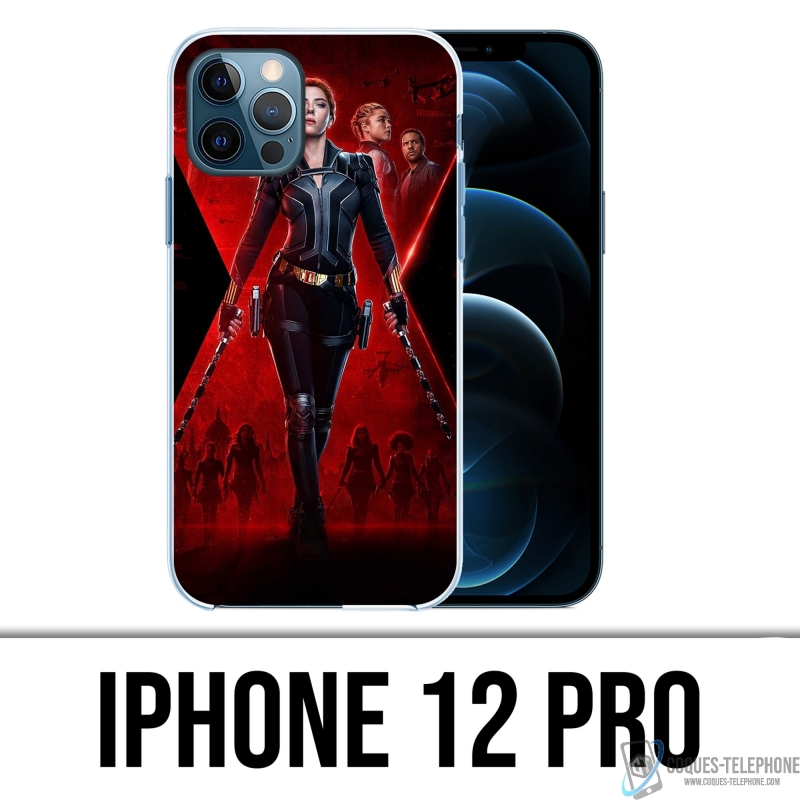 Coque iPhone 12 Pro - Black Widow Poster