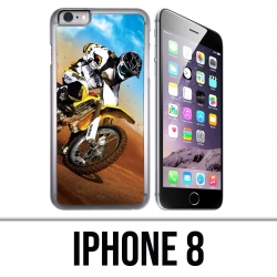 Coque iPhone 8 - Motocross Sable